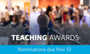 Nominations open for 2023/24 UBC Okanagan teaching awards